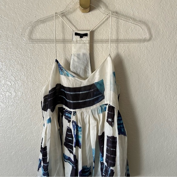 Tibi Pleated Camisole Peplum Racerback Blouse size 2 - Picture 3 of 14